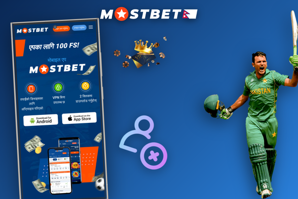 Mostbet Nepal download running on an Android phone beside a cup of tea